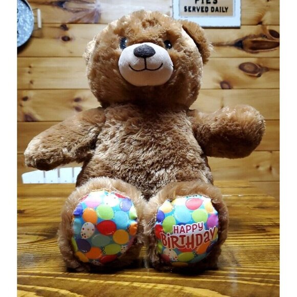 Build A Bear Happy Birthday Bear Plush 15" Stuffed Animal Teddy Bear BAB - Picture 2 of 11